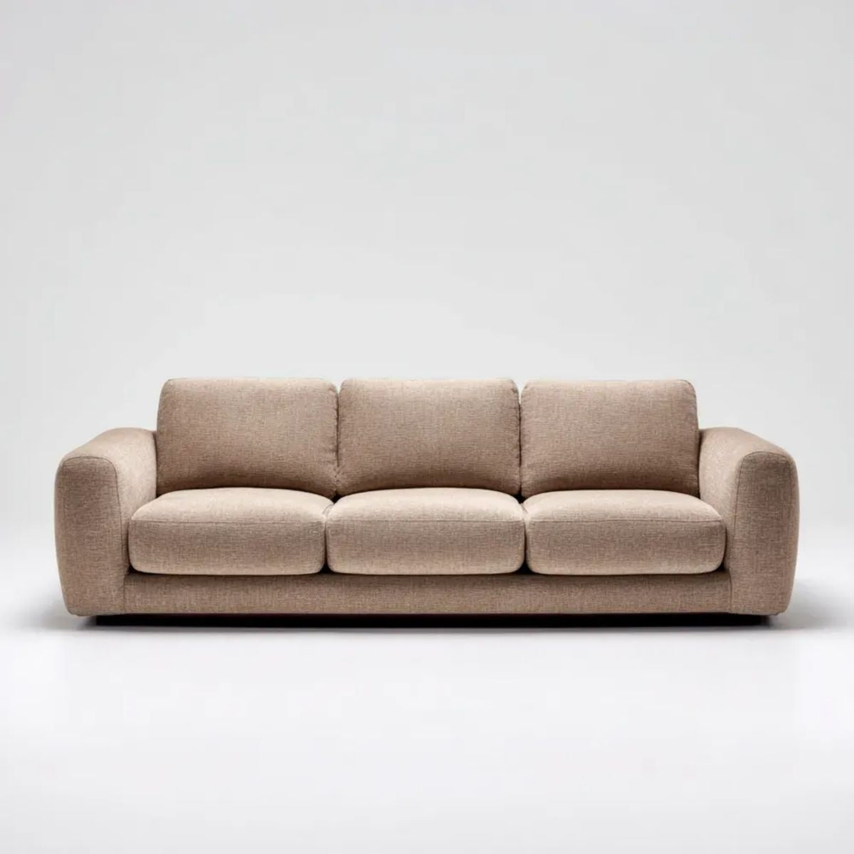 Sofa, 3-osobowa poliestrowy Prosta sofa, 220 x 92 x 85 cm