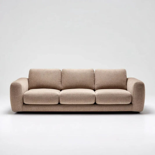 Sofa, 3-osobowa poliestrowy Prosta sofa, 220 x 92 x 85 cm