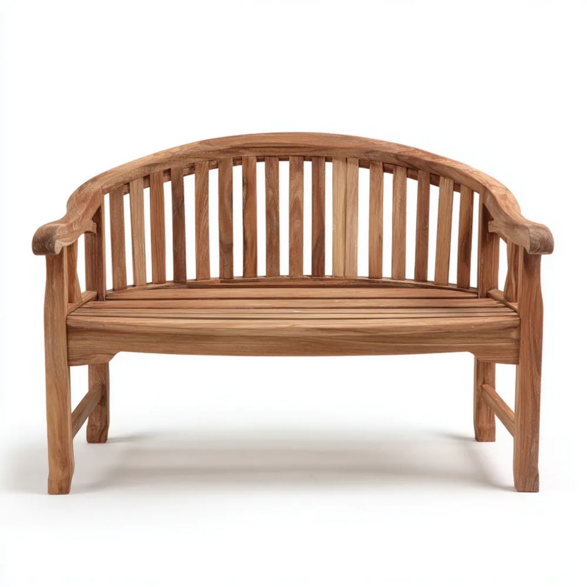 Ławka ogrodowa, Ogród Ławka 2 fotele w Belarus brązowy drewno, Belarus lite, 120 x 65 x 92 cm, Zaokrąglone do tyłu