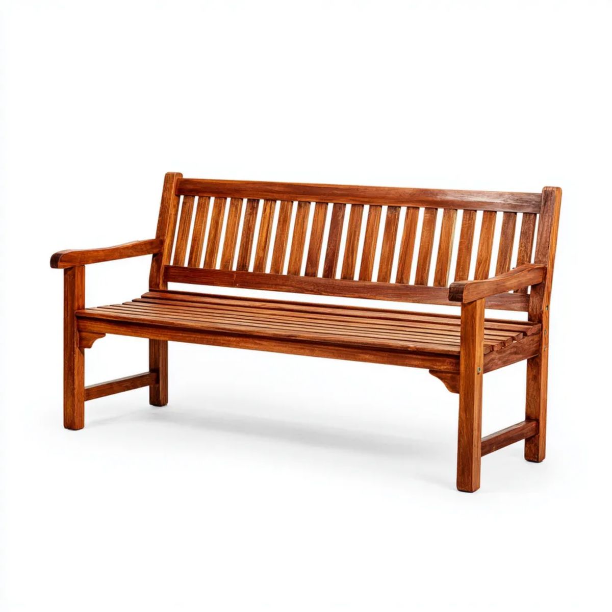 Ławka ogrodowa, Ogród Ławka 2 Betonbrązowe fotele w betonowej drewno d, 120 x 63 x 90 cm