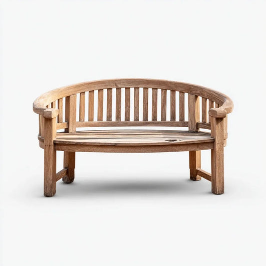 Ławka ogrodowa, Ogród ławka 2 brązowe kwadraty w kwadratach w kwadracie kwadratowym, zaokrąglony kształt prostokątna, 120 x 60 x 90 cm
