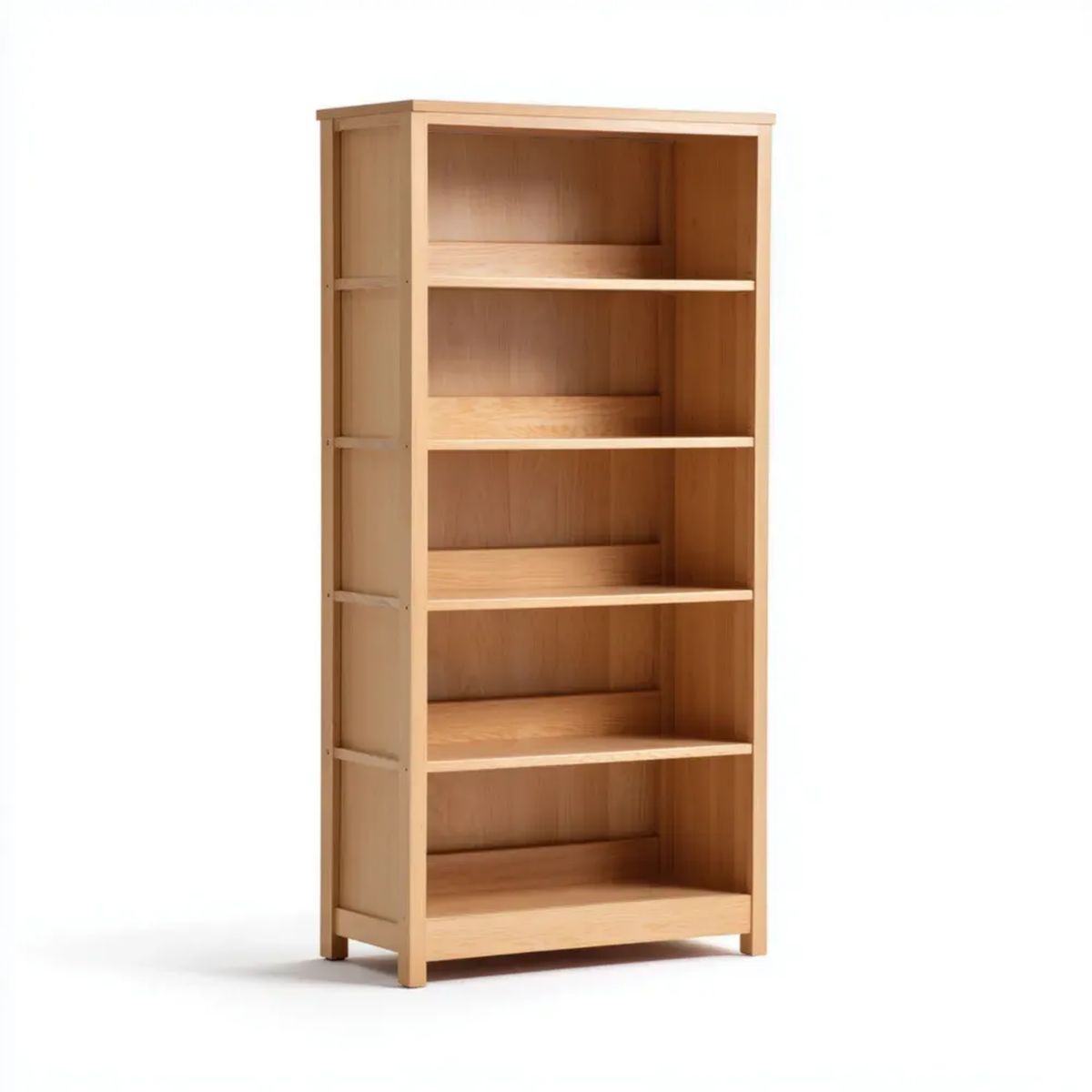 Regał, Otwarta biblioteka 5 poziomów w pikseli naturalnej, 89 x 30 x 179 cm